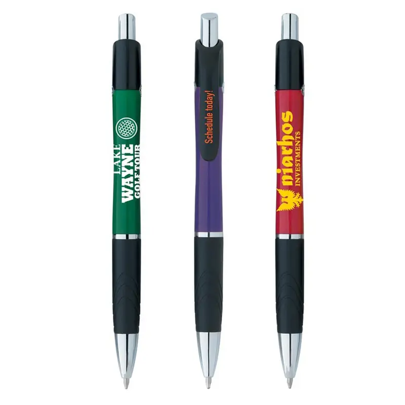 Emblem Colour Pen – Misc Pens – available in green, purple, red colours