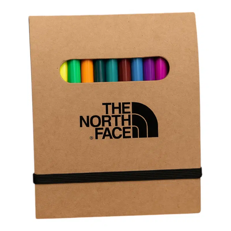 Crafty Colouring Notepad Set – Coloured Pencils – available in brown colour
