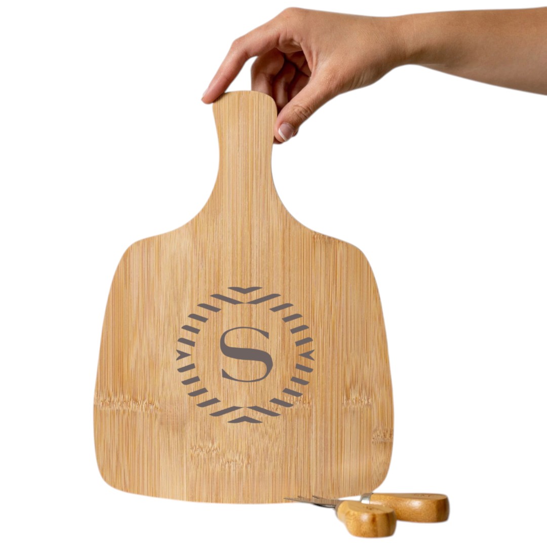 Artis Cheeseboard & Knife Set – Cheese Boards – Promobrands – available in Natural – photo 1 of 4