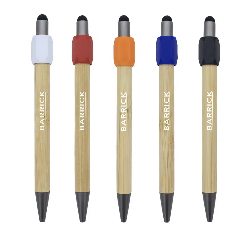 Harley Bamboo Spinner Pen – Eco Pens – available in black, blue, orange, red colours and 1 more