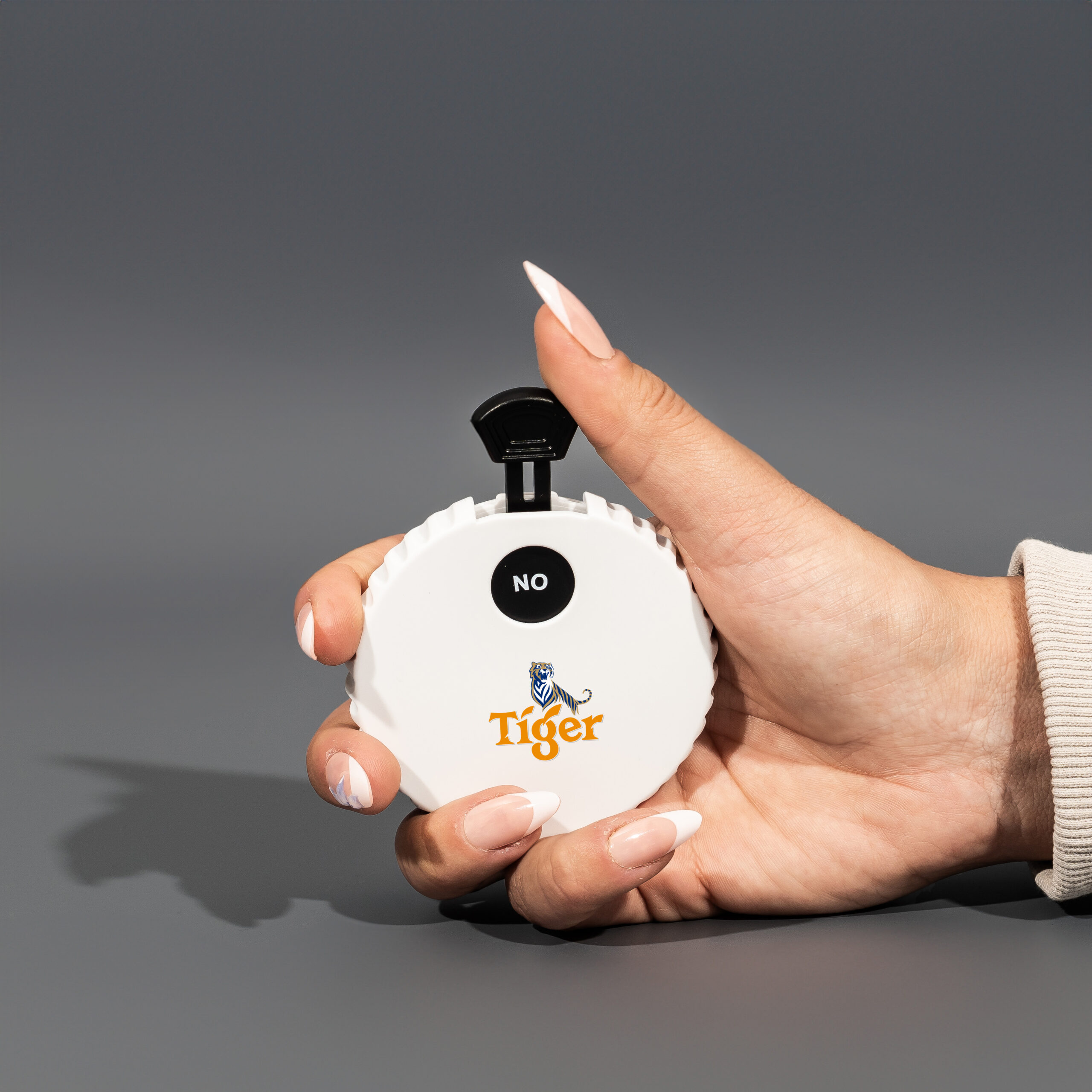 Yes, No, Maybe Spinner with Bottle Opener – Novelty Items – Promobrands – available in White – photo 1 of 5