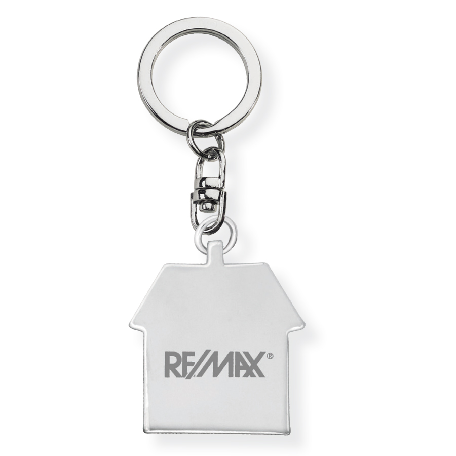 Casa Keychain – Keyrings – Promobrands – available in Silver – photo 1 of 3