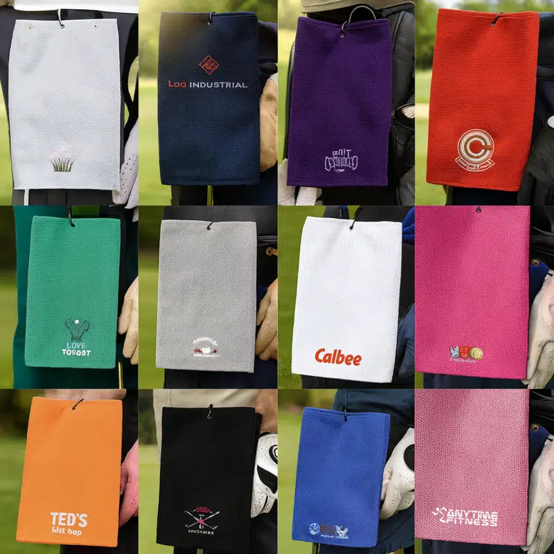 Daly Golf Towel – Towels – available in black, blue, green, grey colours and 5 more