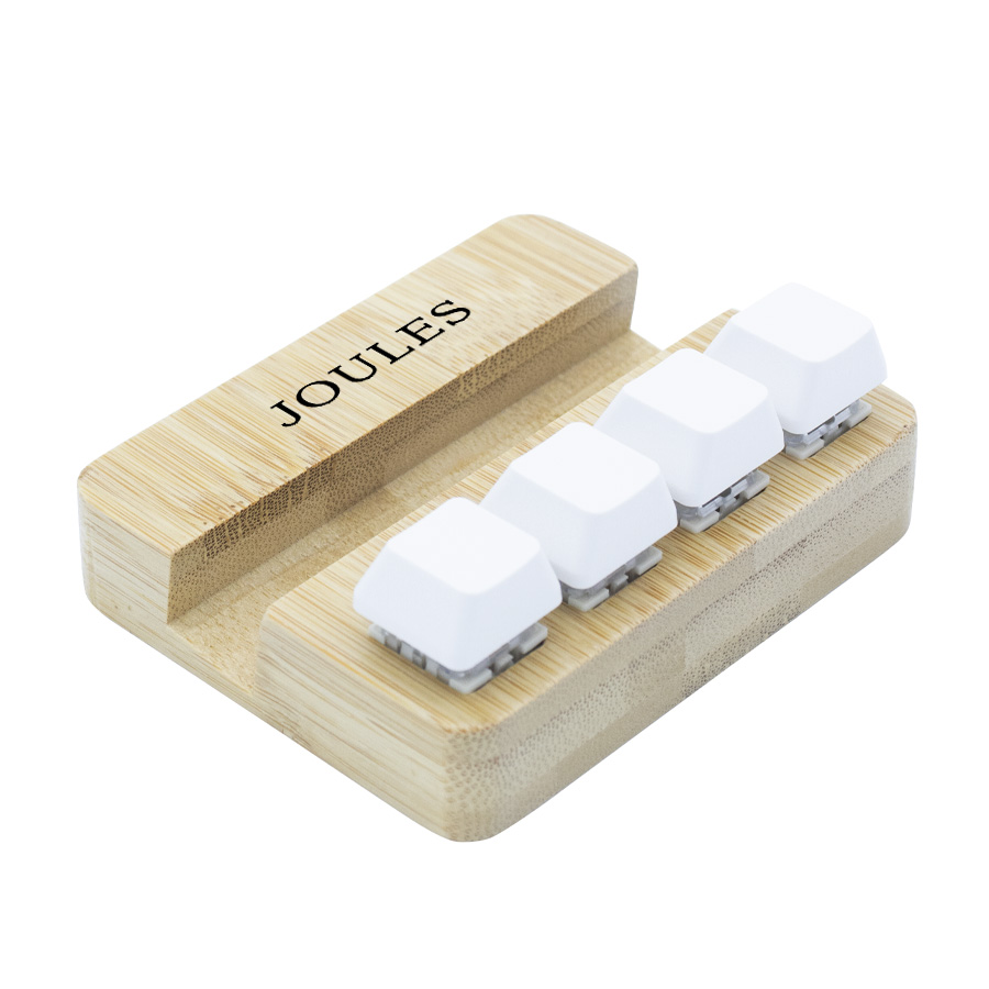 Bamboo Stand Holder Key Pressing Stress Reliever – Novelty Items – Promobrands – available in Natural – photo 1 of 6