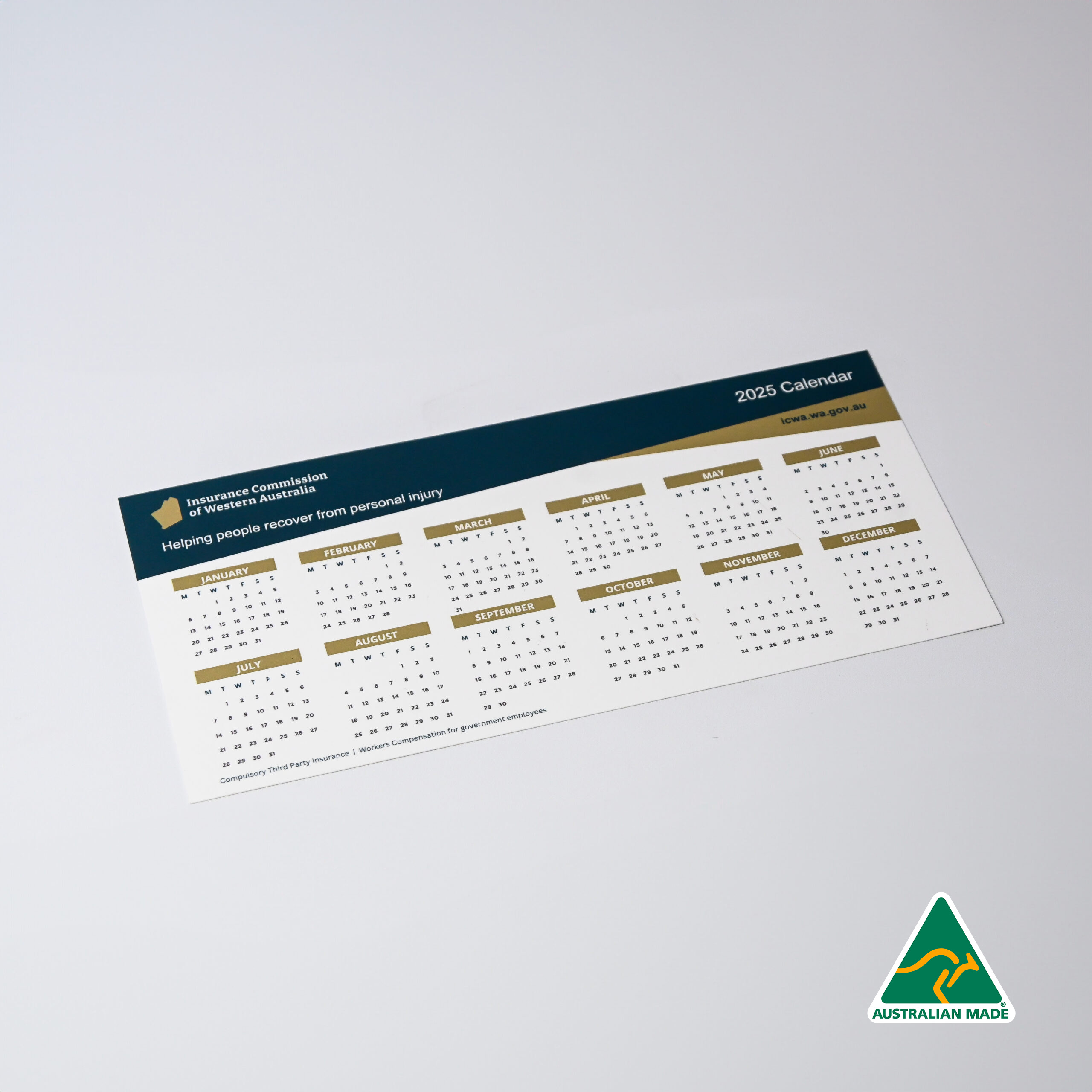 Magnetic Tab Calendar