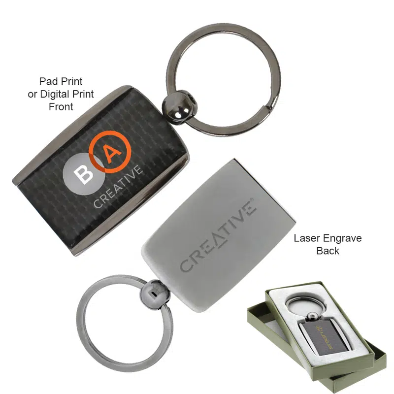 The Carbon Fibre Keychain – Keyrings