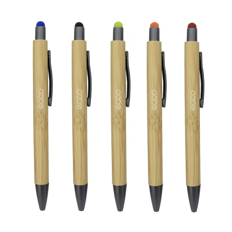 Manopoli Bamboo Pen – Stylus Pens – available in black, blue, green, orange colours and 1 more