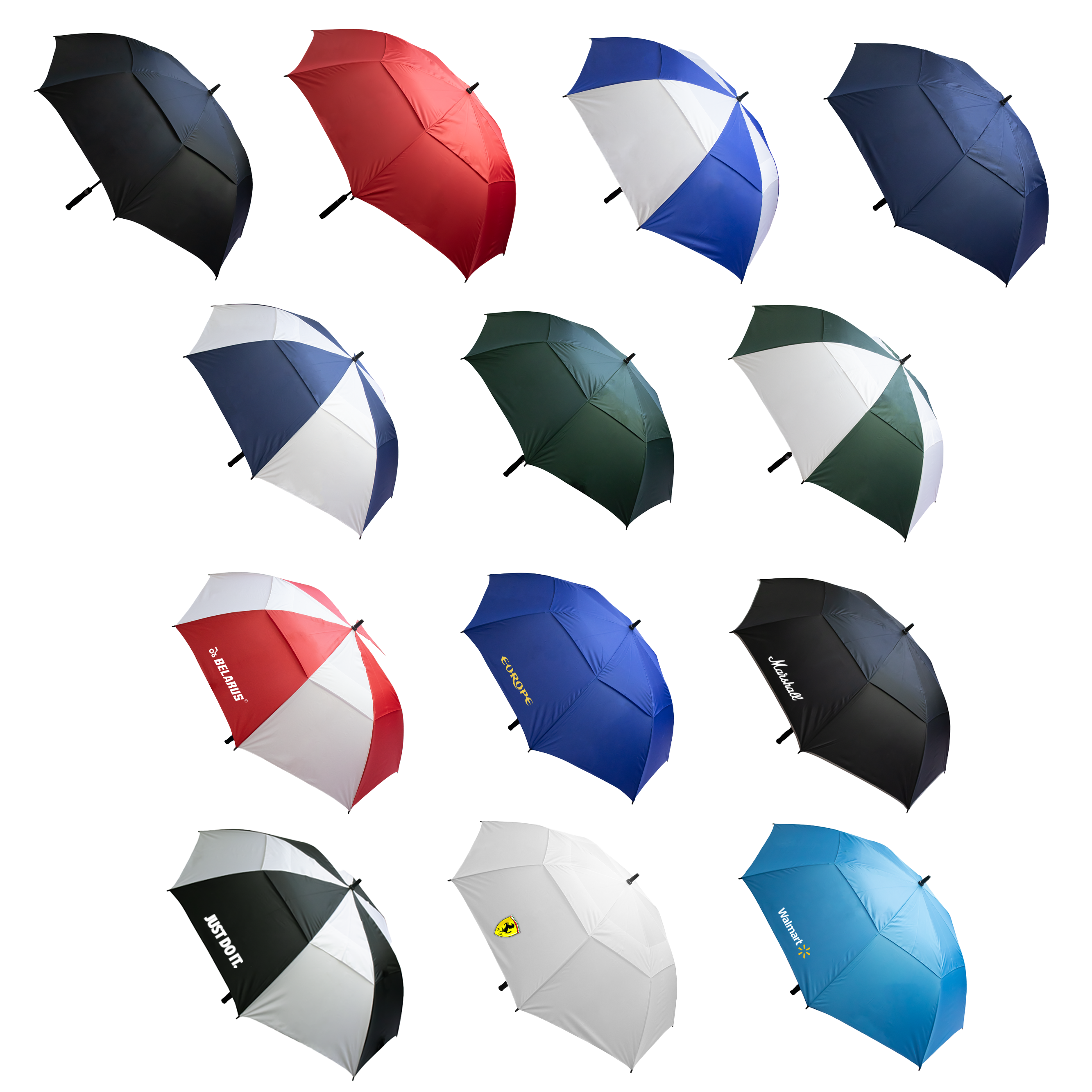Stormy Umbrella – Umbrellas – Promobrands – available in Black, Bottle Green (PMS 560c), Cyan (PMS 801c), Red (PMS 199c) and 1 more – photo 1 of 19