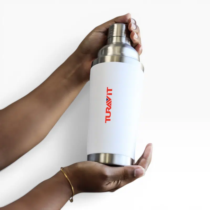 Kennedy Shaker (600mL) – Misc Drinkware – available in white colour