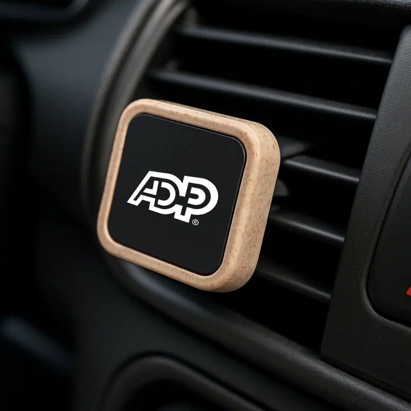 Kozo Universal Magnetic Car Vent Mount - Plant Fibre - Rectangle – Car Phone Mounts – available in beige colour