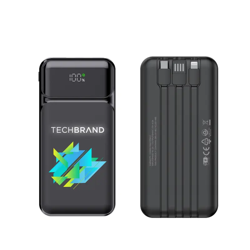10000mAh Eco Fast Charging Power Bank – Powerbanks – available in black colour