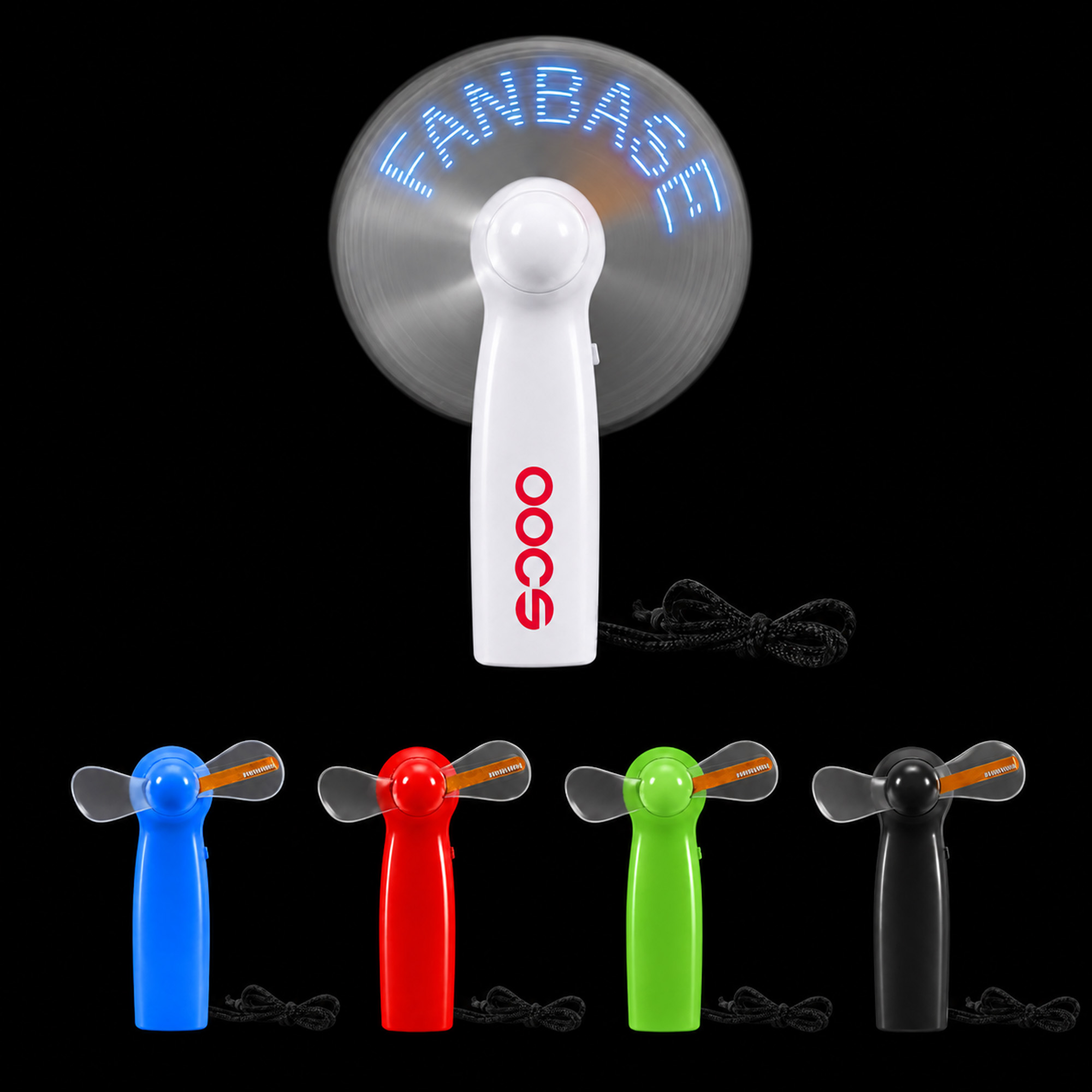 Handy LED Message Fan