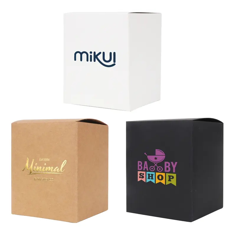 Large Square Gift Box(105 x 130 x 105mm) – Misc Print – available in beige, black, white colours