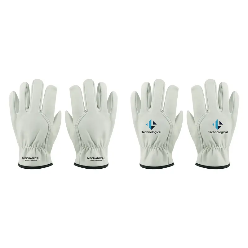 Leather Work Gloves – Accessories – available in grey colour