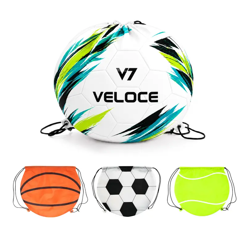 Ball Shaped Drawstring Backpack – Drawstring Bags – available in green, grey, orange, red colours