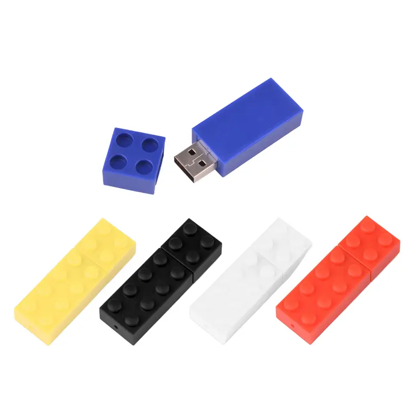 Stackable Brick Flash Drive – USB Drives – available in black, blue, red, white colours and 1 more