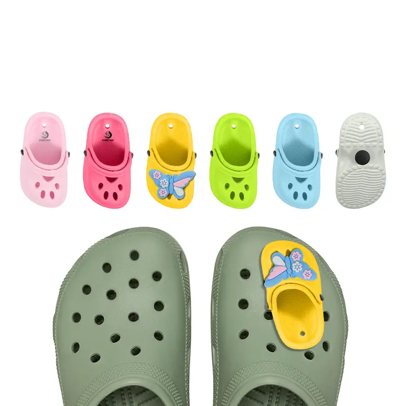 Paw Clog Shoe Shaped Charms – Misc Outdoors – available in blue, green, grey, pink colours and 1 more