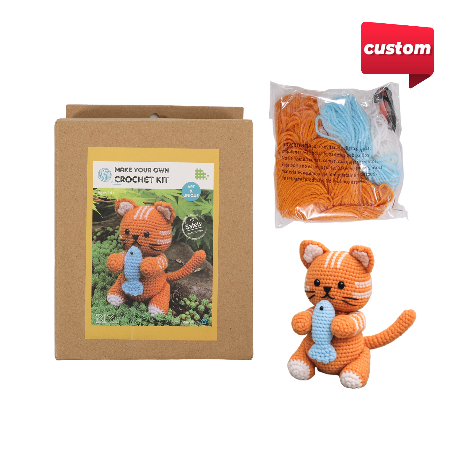 Custom Toy Crochet Kit