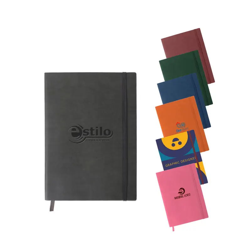B5 PU Cover Notebook – Notebooks – available in black, blue, brown, grey colours and 2 more