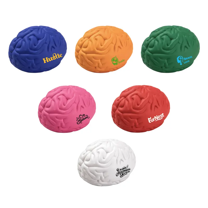 Large Brain Shape Stress Reliever – Stress Shapes – available in multi colour