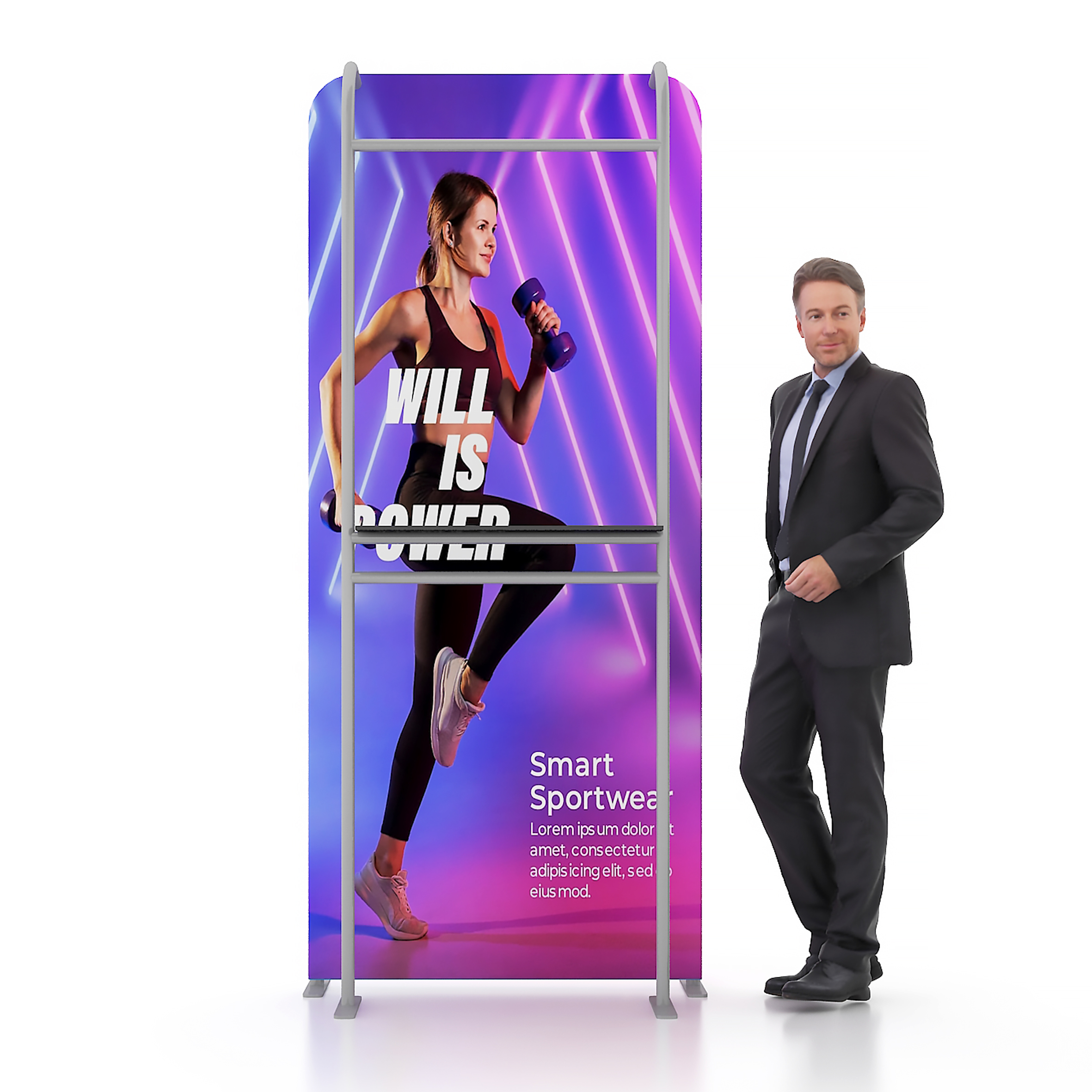 Banner Stand Merchandise Display