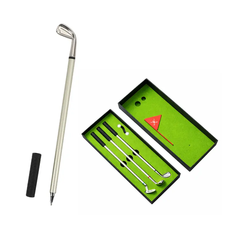 Golf Pen Gift Set – Golf Accessories – available in green, silver colours