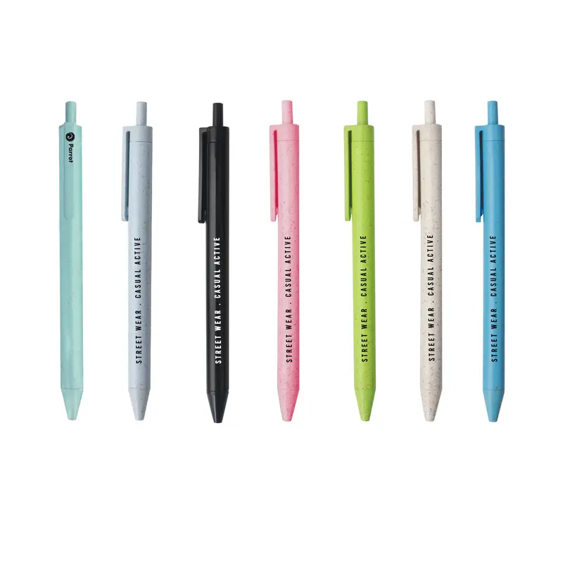 Wheat Straw Ballpoint Pen – Eco Pens – available in blue, green colours