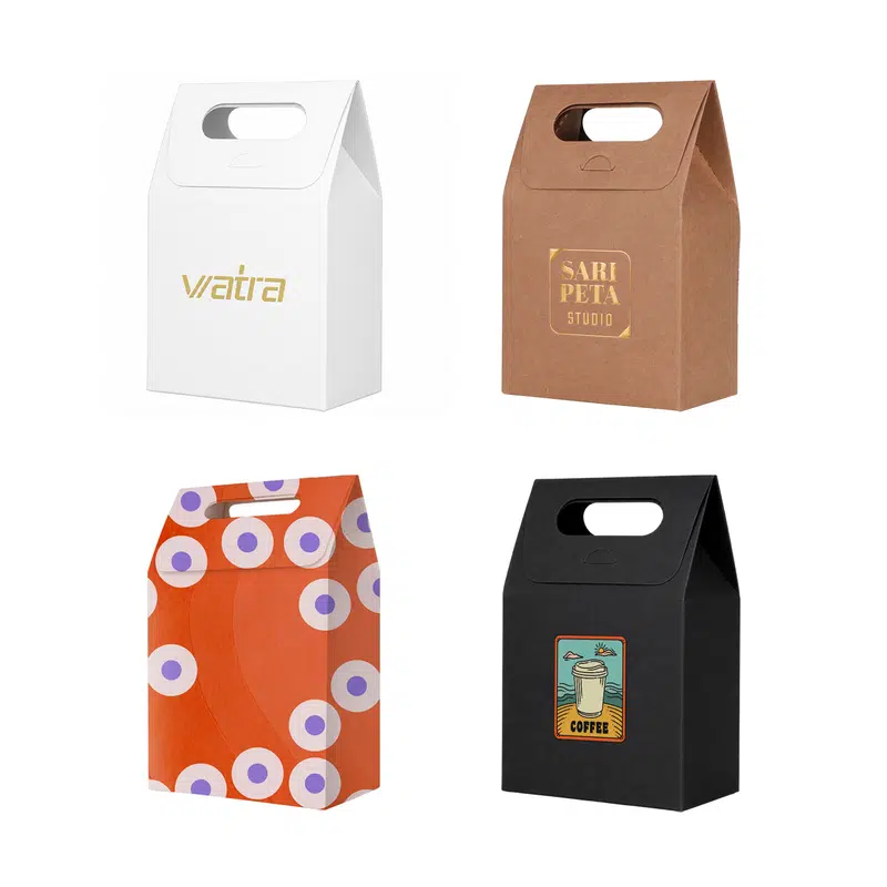 Die cut Handle Bag(160x260x90mm) – Paper Bags – available in multi colour