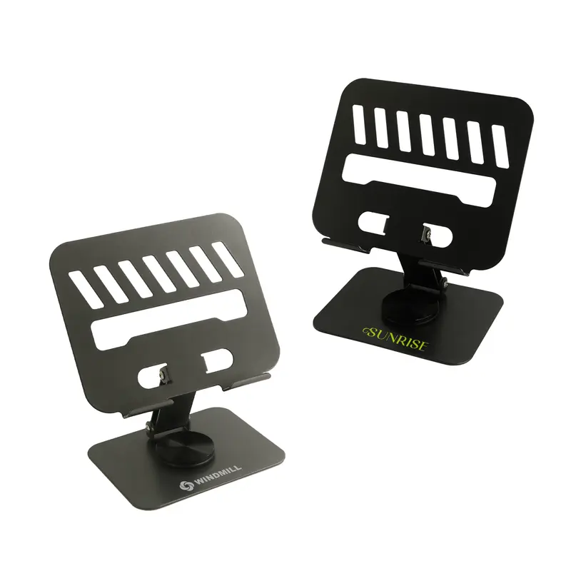 Foldable Metal Tablet Stand – Phone Stands – available in black, grey colours