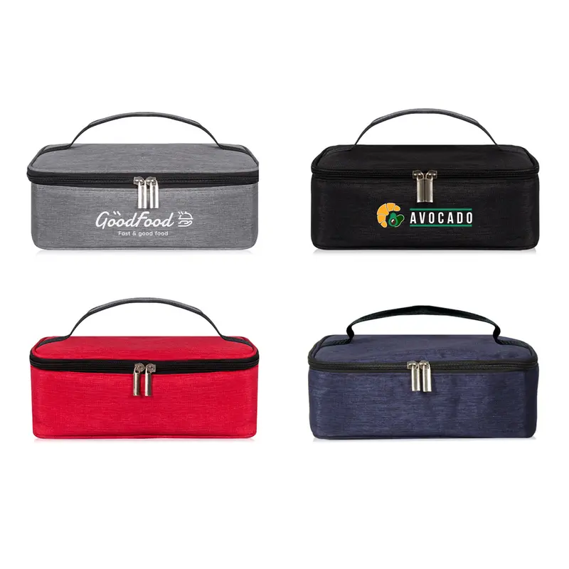 Portable Thermal Insulated Lunch Bag – Cooler Bags – available in black, blue, grey, red colours