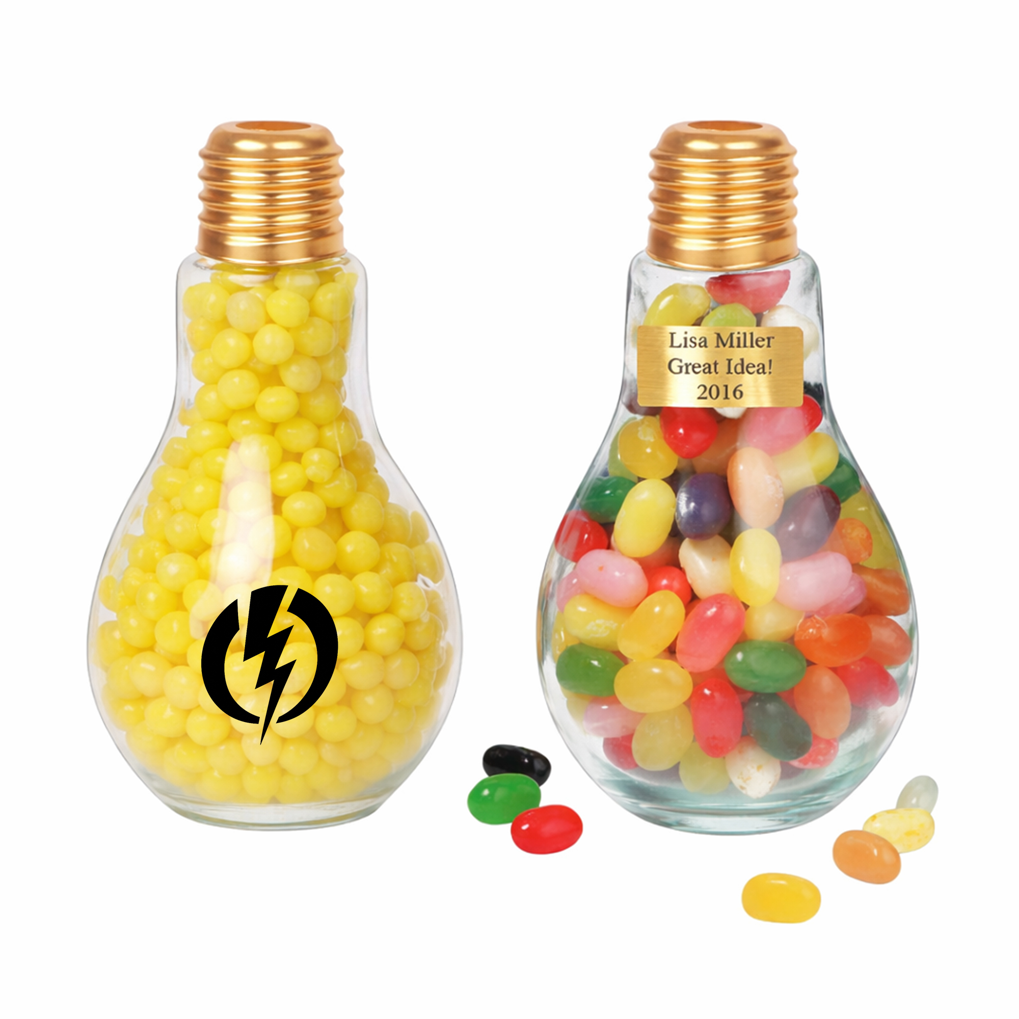 300ml Bulb Shaped Plastic Bottle