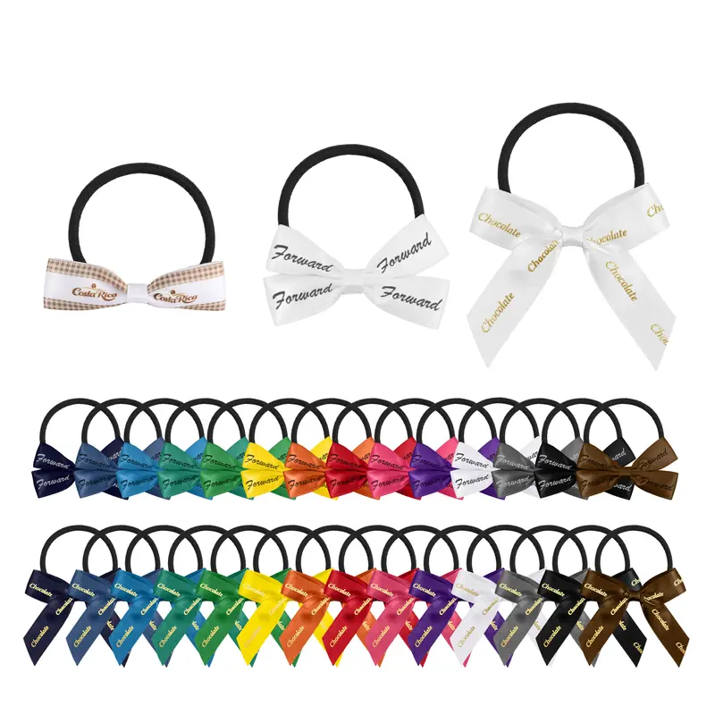 Elastic Hair Bows – Accessories – available in multi colour