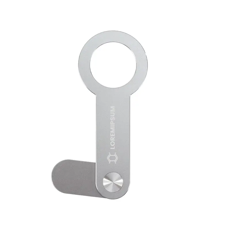 Alu Magnetic Phone Holder for Laptop – Phone Wallets – available in silver colour