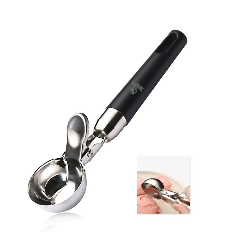 Ice Cream Scoop With Easy Trigger – Misc Homeware – available in black, silver colours