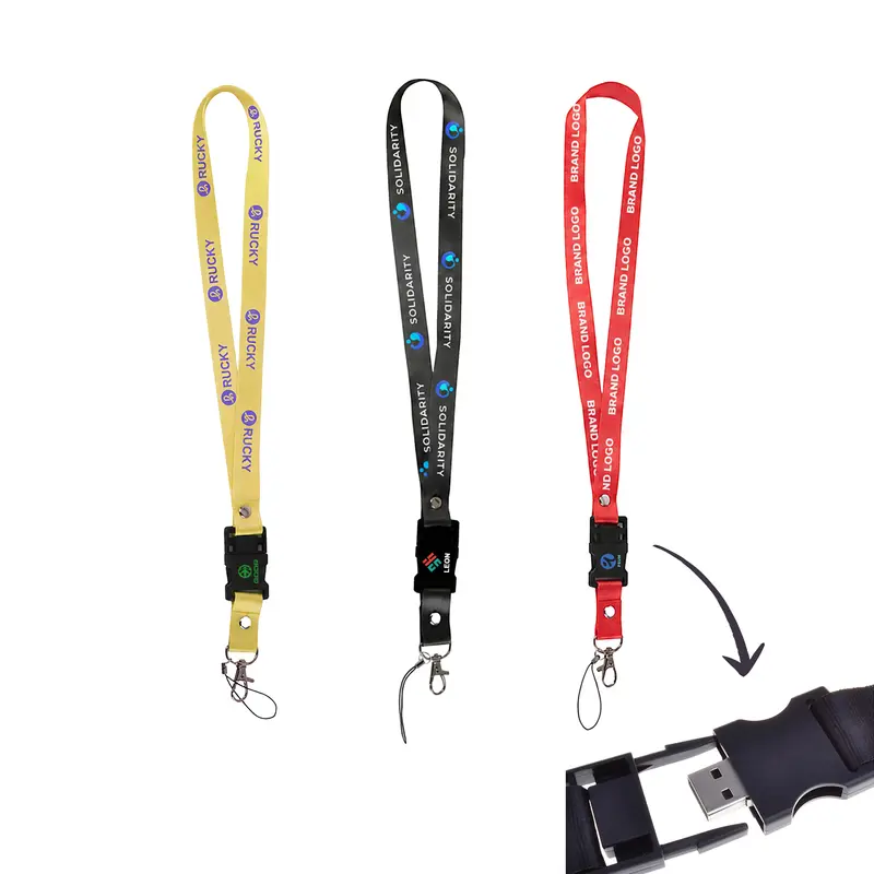 Lanyard Flash Drive – Lanyards – available in multi colour