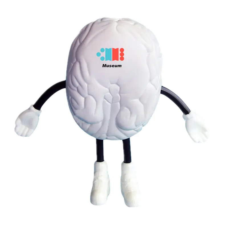 Brain with Hand And Leg Shape Stress Reliever – Stress Shapes – available in multi colour