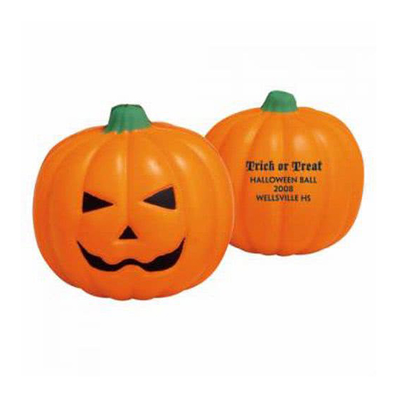 Pumpkin with Smiling Face Stress Reliever