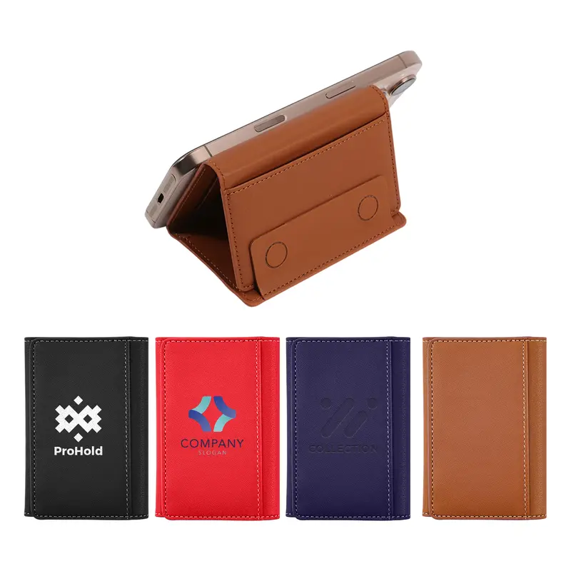 PU Magnetic Wallet – Badge Holders – available in black, brown, purple, red colours