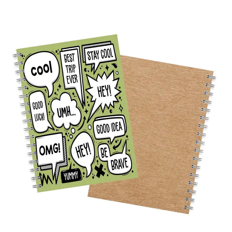 B5 Full Colour Wiro Binding NoteBook – Notebooks – available in multi colour