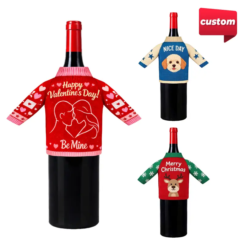Custom Motif Wine Bottle Sleeve – Misc Drinkware – available in multi colour