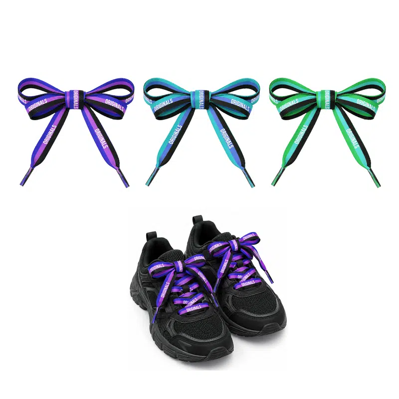 Custom Flat Shoe Laces – Misc Homeware – available in multi colour