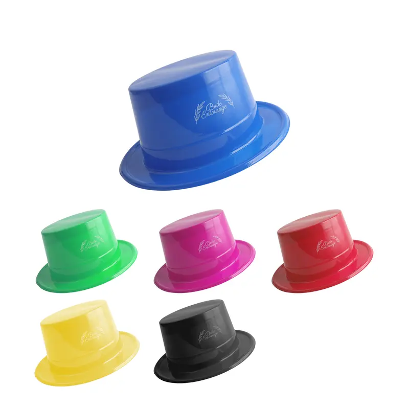 PVC Top Hat – Novelty Items – available in black, blue, green, pink colours and 2 more
