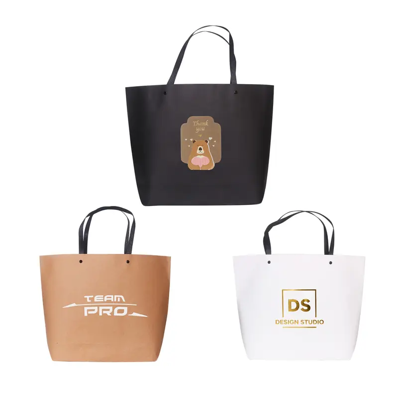 Medium Boutique Paper Bag(370 x 280 x 100mm) – Paper Bags – available in black, brown, white colours