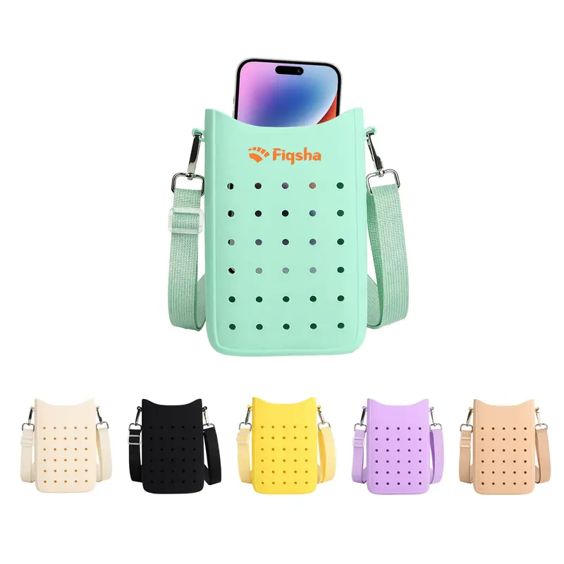 Silicone Holes Phone Bag – Misc Bags – available in beige, black, blue, brown colours and 3 more