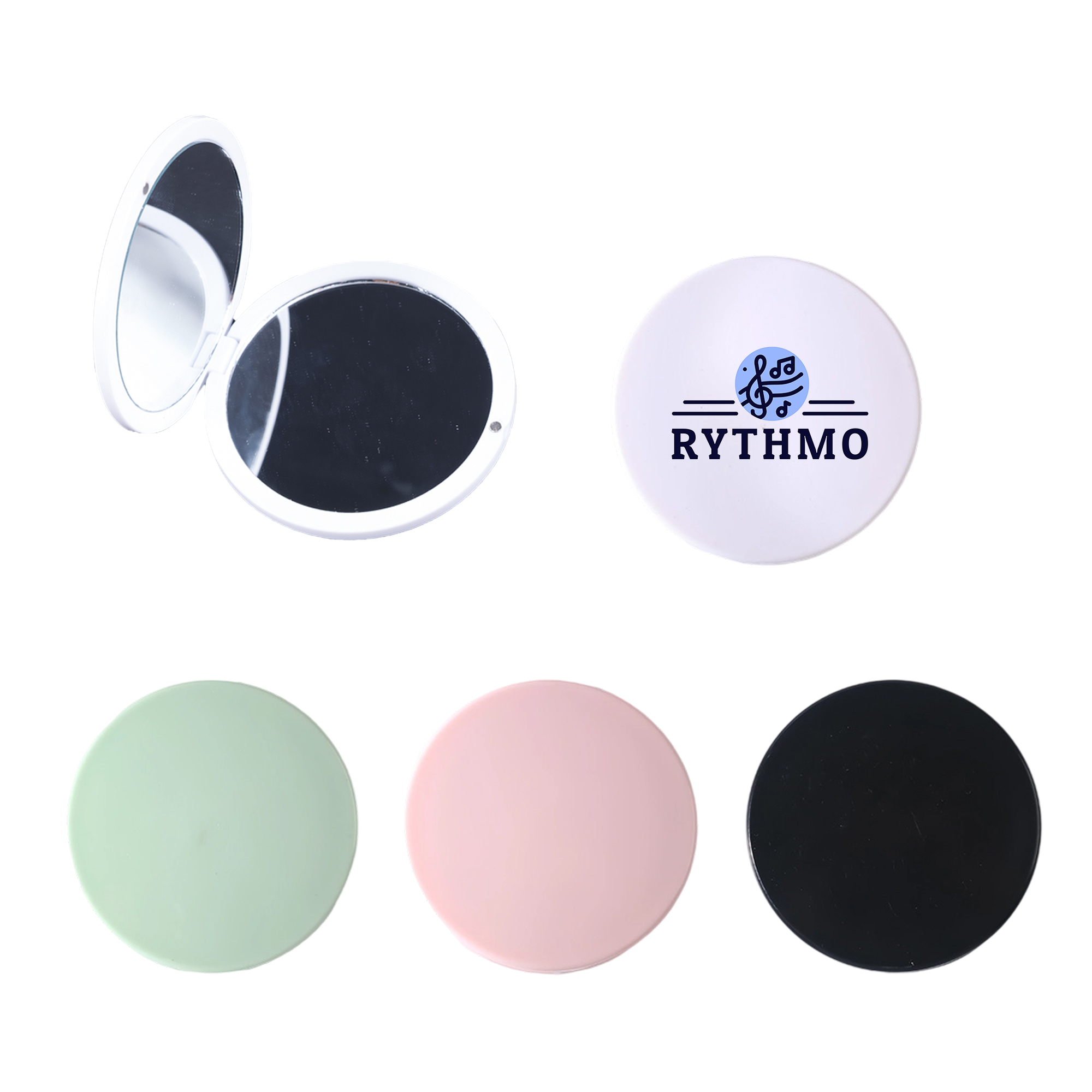 Double Sided Round Mirror