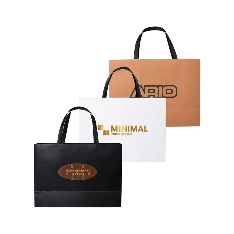 Small Paper Bag with Flat Handle(250 x 170 x 80mm) – Paper Bags