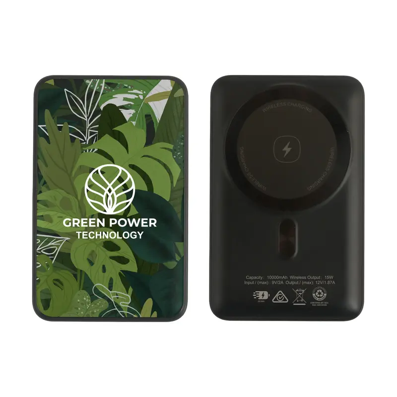 10000mAh Magnetic Power Bank – Powerbanks – available in black colour