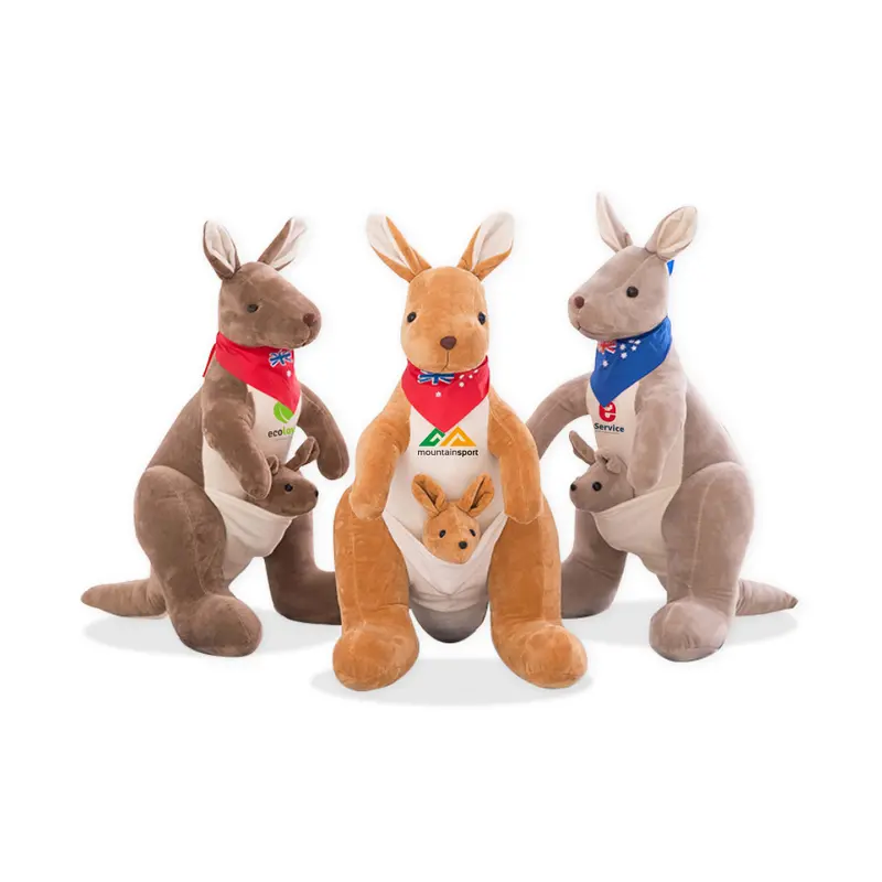 Kangaroo Plush Toy – Games – available in brown, grey, red colours