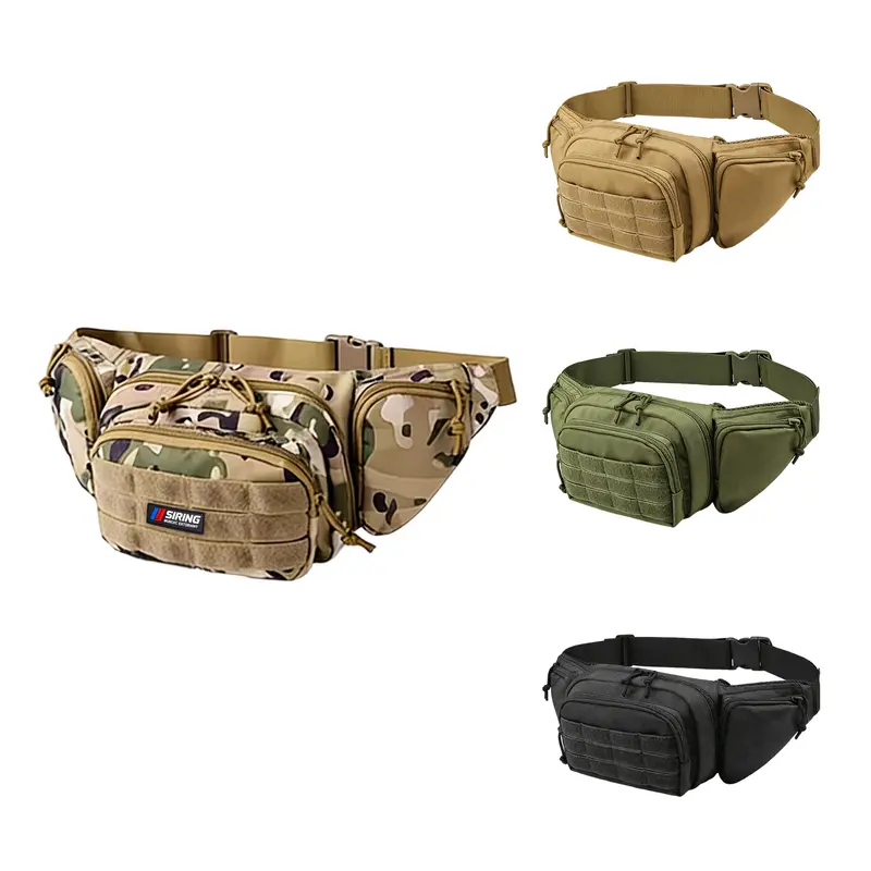 Tactical Waist Bag – Bum Bags – available in beige, black, green, multi colours