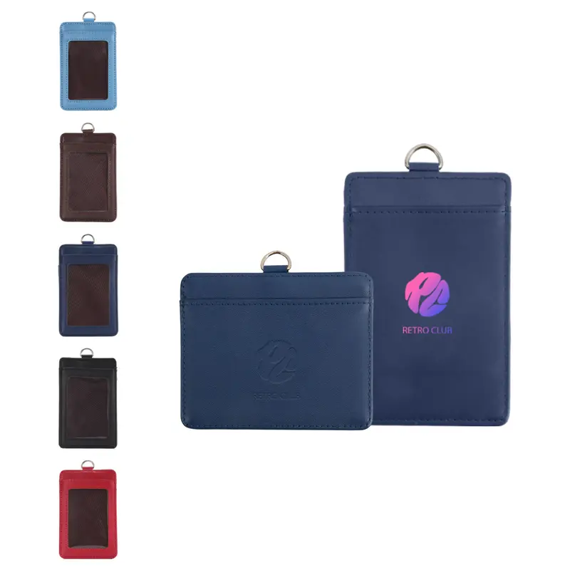 Leather Card Holder – Wallets & Purses – available in black, blue, brown, red colours